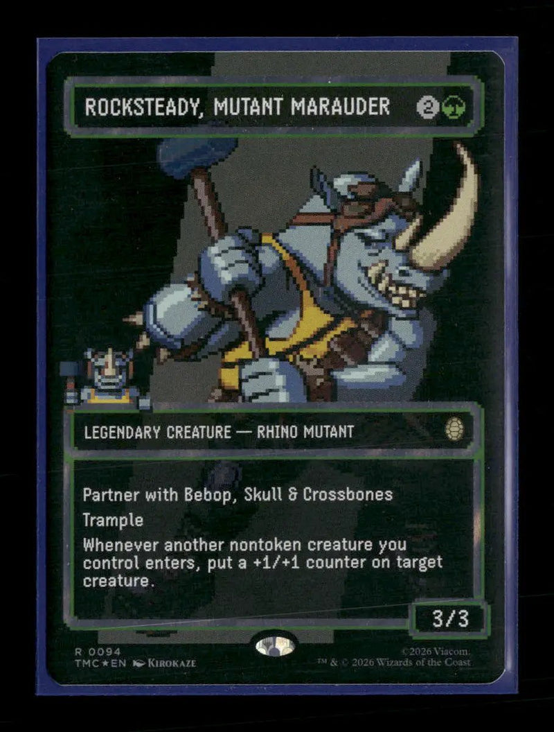 Teenage Mutant Ninja Turtles Rocksteady, Mutant Marauder (Surge Foil) #94