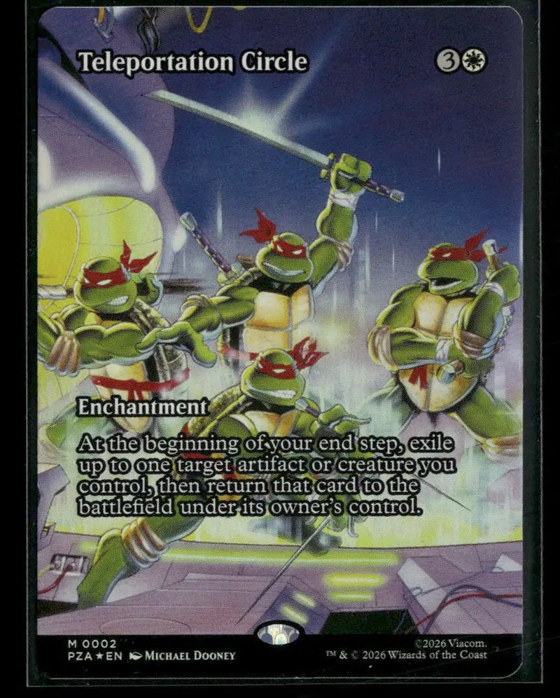 Teenage Mutant Ninja Turtles Source Material Teleportation Circle Foil #2