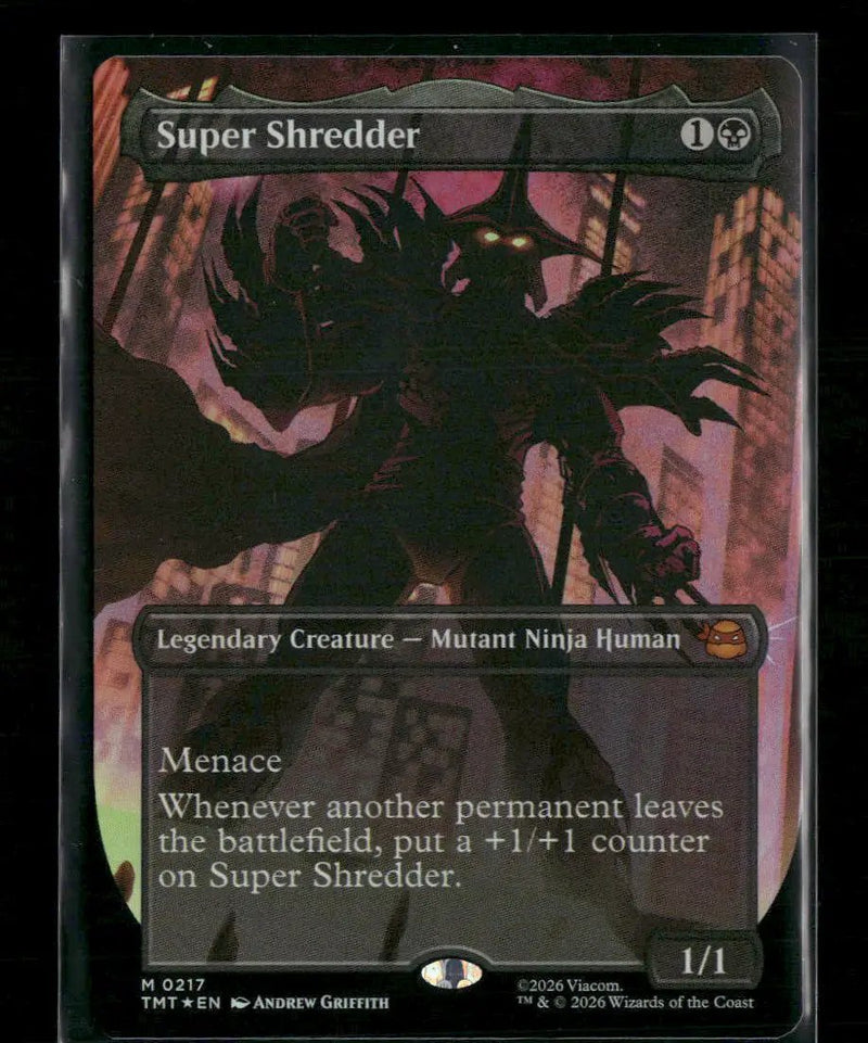 Teenage Mutant Ninja Turtles Super Shredder (Borderless) Foil #217