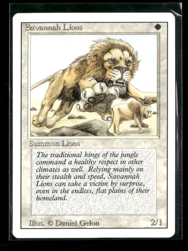 Revised Edition Savannah Lions #