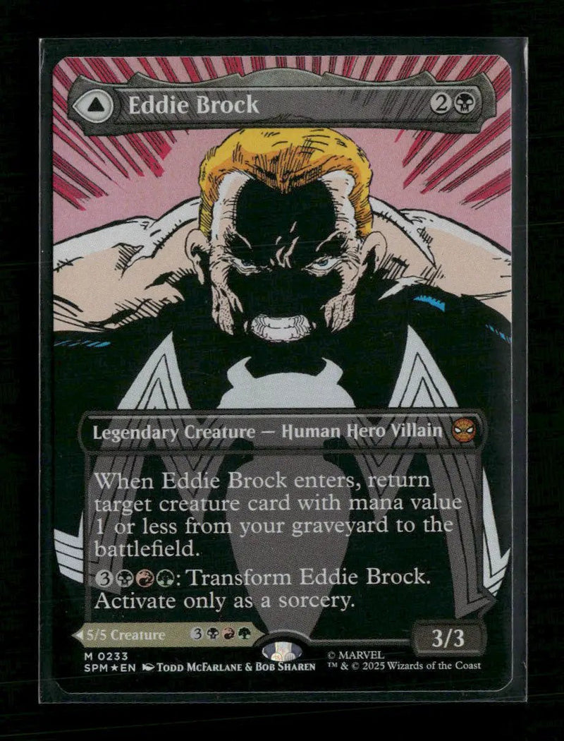 Marvel's Spider-Man Eddie Brock (0233) (Borderless) Foil #233