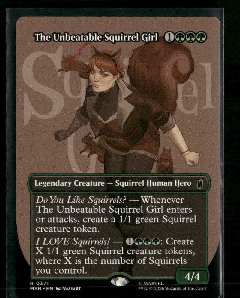 Marvel Super Heroes The Unbeatable Squirrel Girl (Borderless) #371