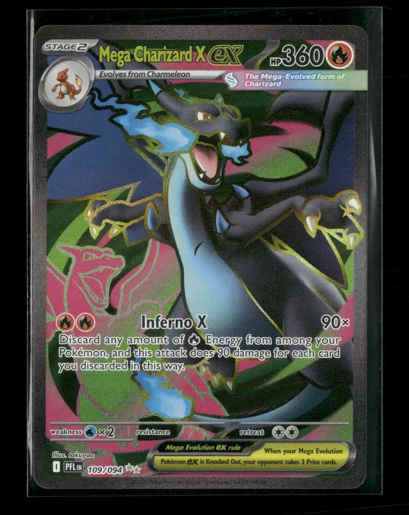 ME02: Phantasmal Flames Mega Charizard X ex #109/094