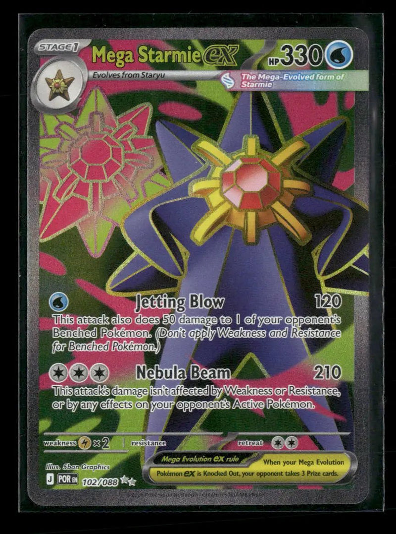 ME03: Perfect Order Mega Starmie ex #102/088