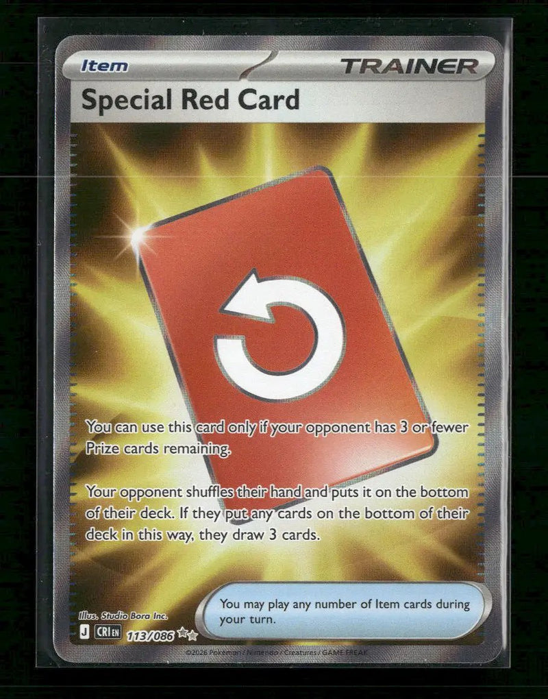 ME04: Chaos Rising Special Red Card #113/086