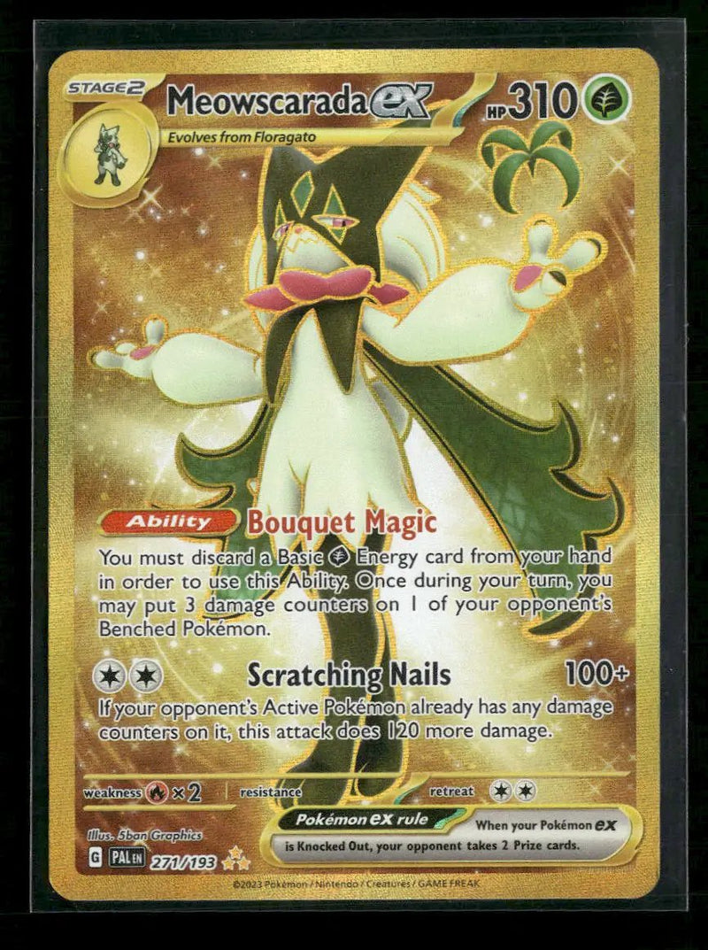 SV02: Paldea Evolved Meowscarada ex #271/193