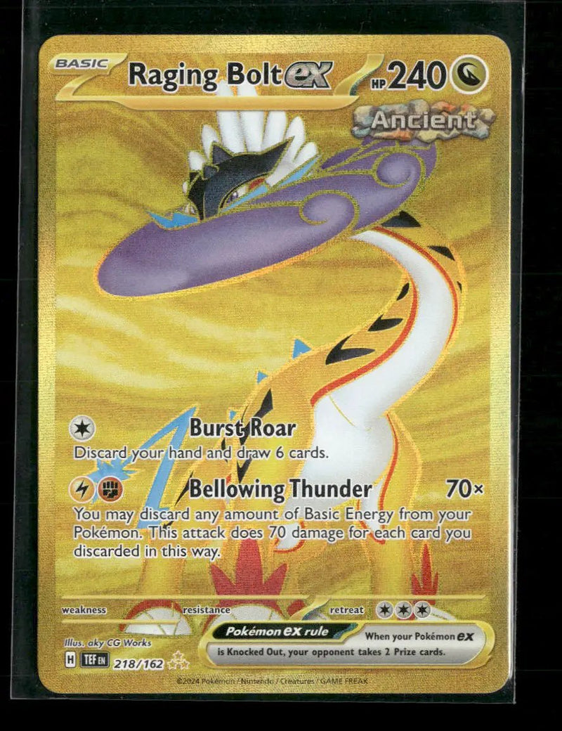 SV05: Temporal Forces Raging Bolt ex #218/162