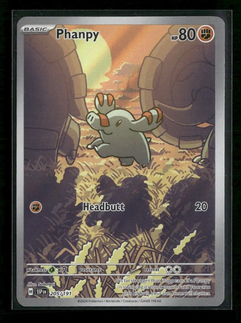 SV08: Surging Sparks Phanpy #205/191
