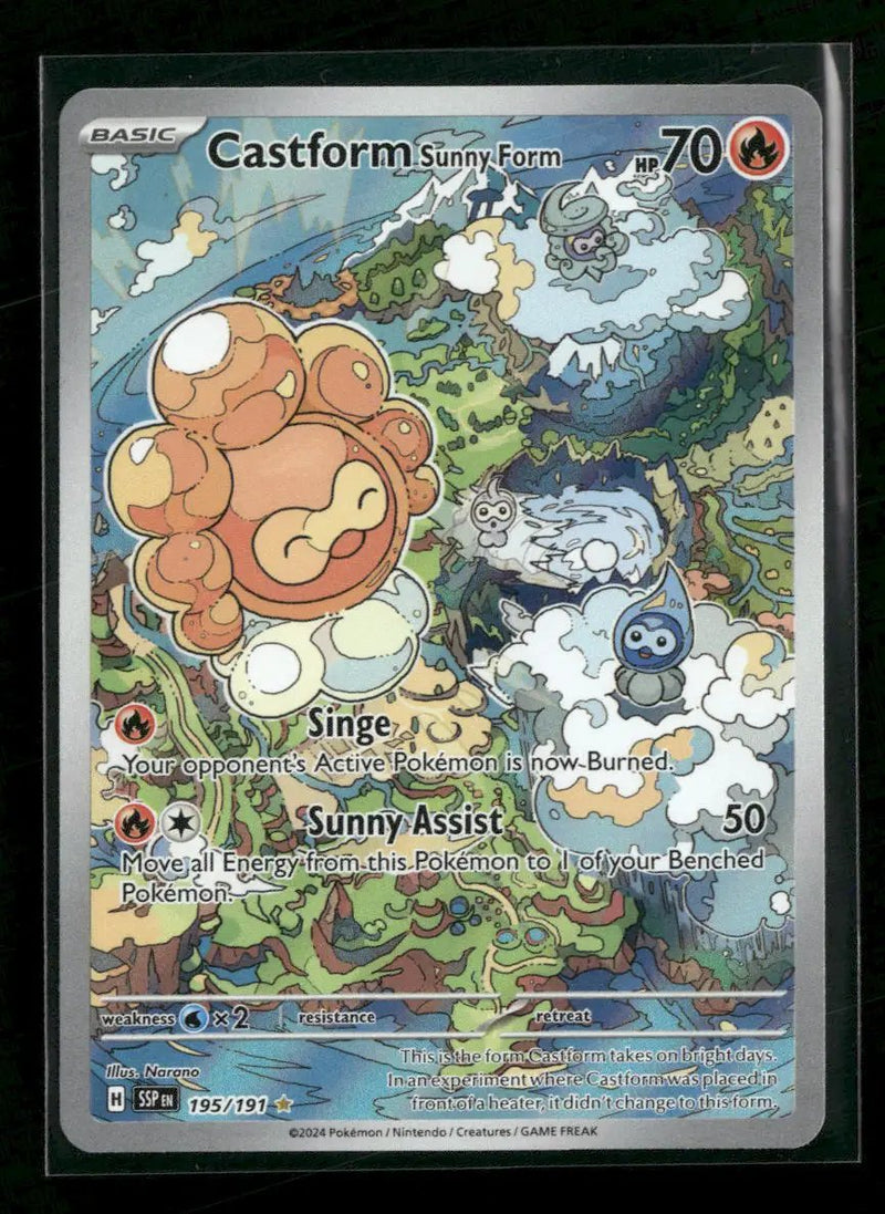 SV08: Surging Sparks Castform Sunny Form #195/191