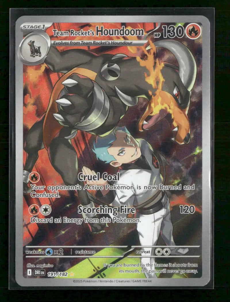 SV10: Destined Rivals Team Rocket's Houndoom #191/182