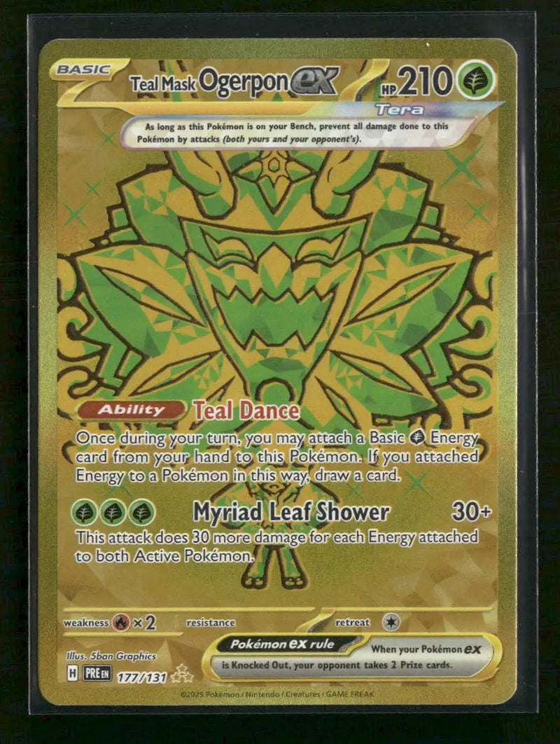 SV: Prismatic Evolutions Teal Mask Ogerpon ex #177/131
