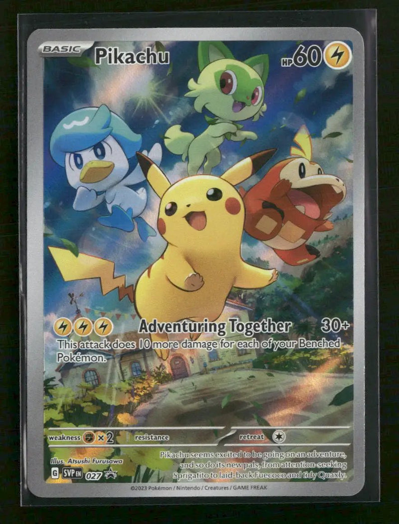 SV: Scarlet & Violet Promo Cards Pikachu #027