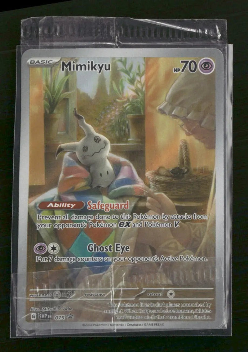 SV: Scarlet & Violet Promo Cards Mimikyu #075