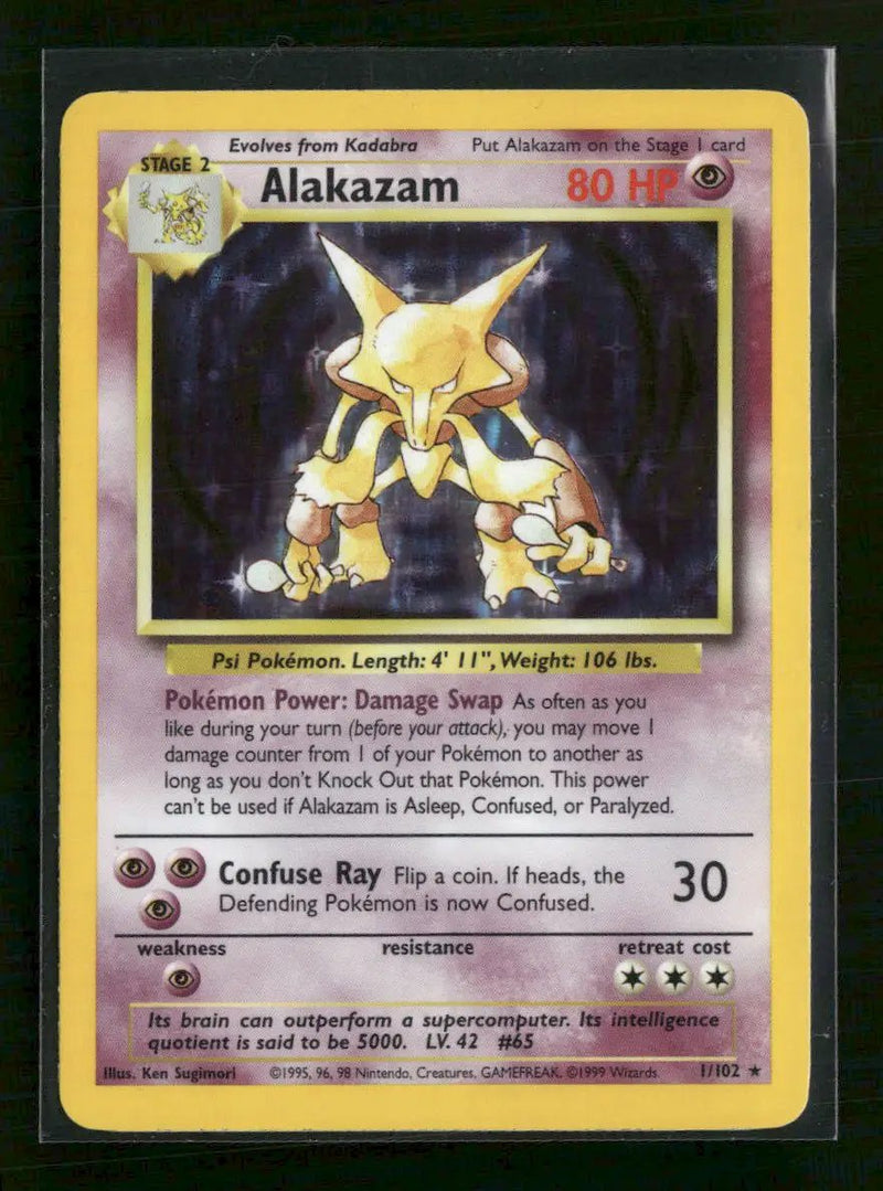 Base Set Alakazam #001/102