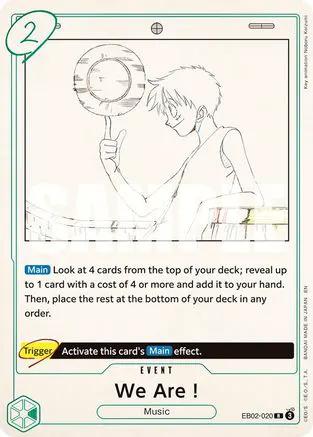 We Are! (EB02-020) - Extra Booster: Anime 25th Collection Foil