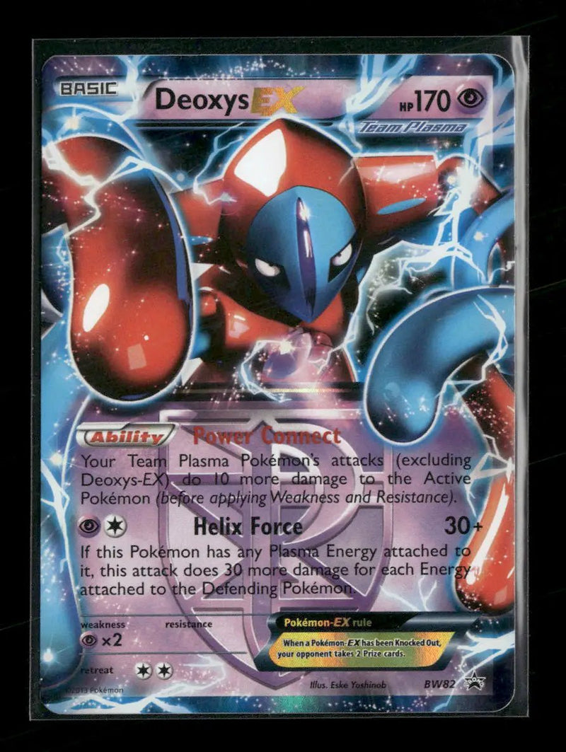 Black and White Promos Deoxys EX (Team Plasma) #BW82