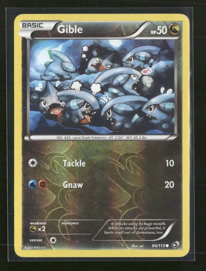 Legendary Treasures Gible Reverse Holo #94/113