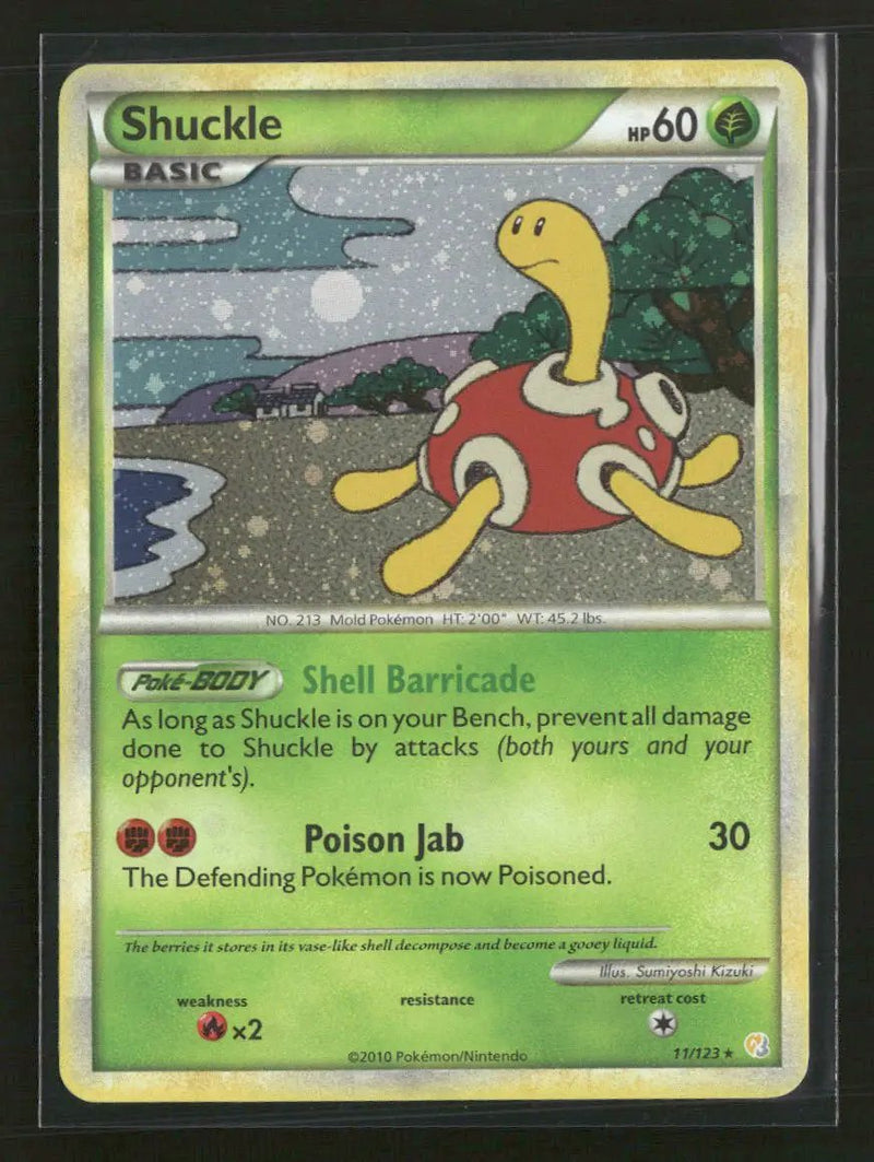 HeartGold SoulSilver Shuckle #11/123