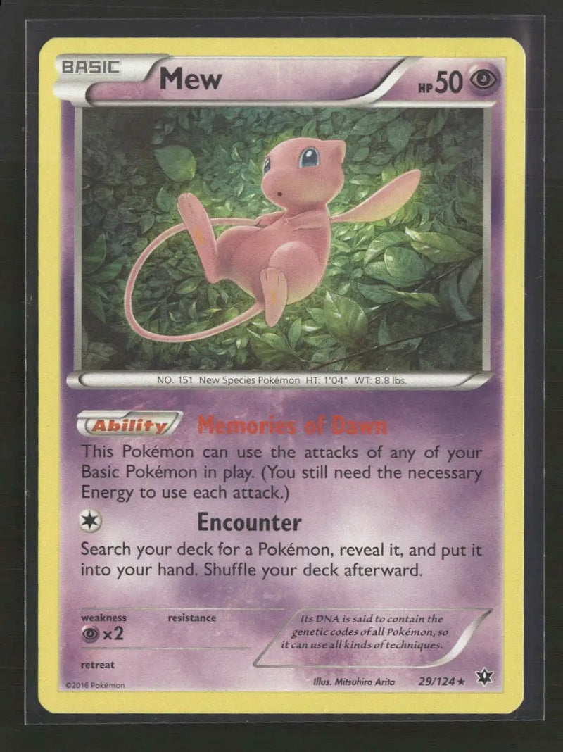 XY - Fates Collide Mew #29/124