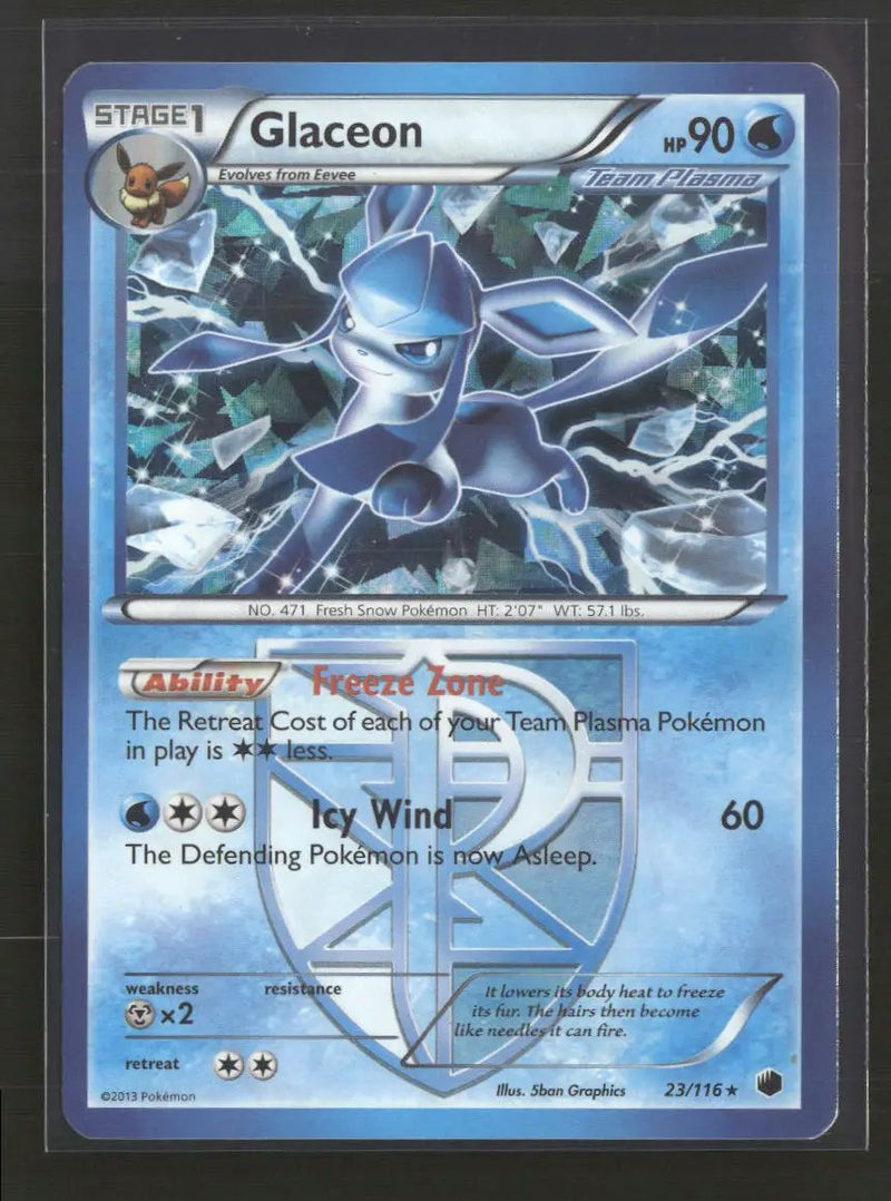 Deck Exclusives Glaceon (Cracked Ice Holo) #023/116