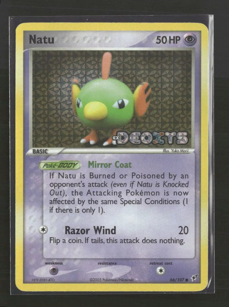 Deoxys Natu Reverse Holo #66/107
