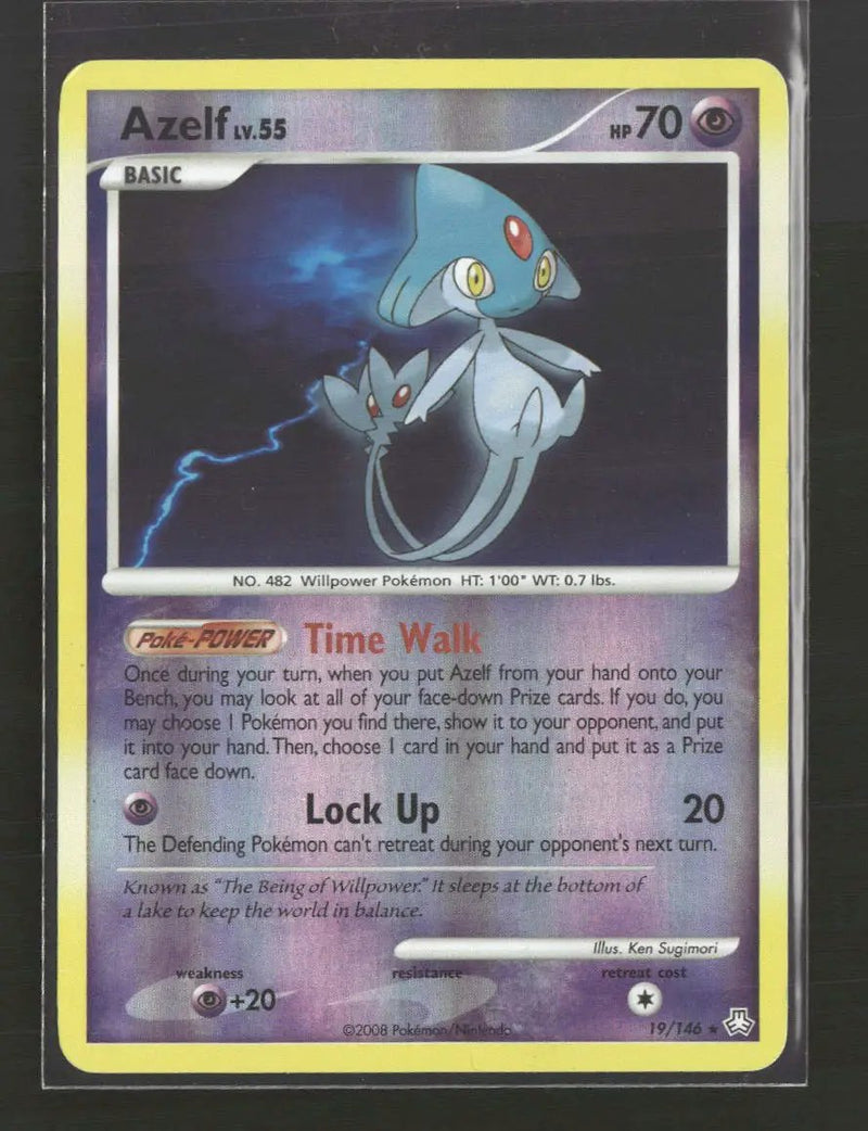 Legends Awakened Azelf Reverse Holo #19/146