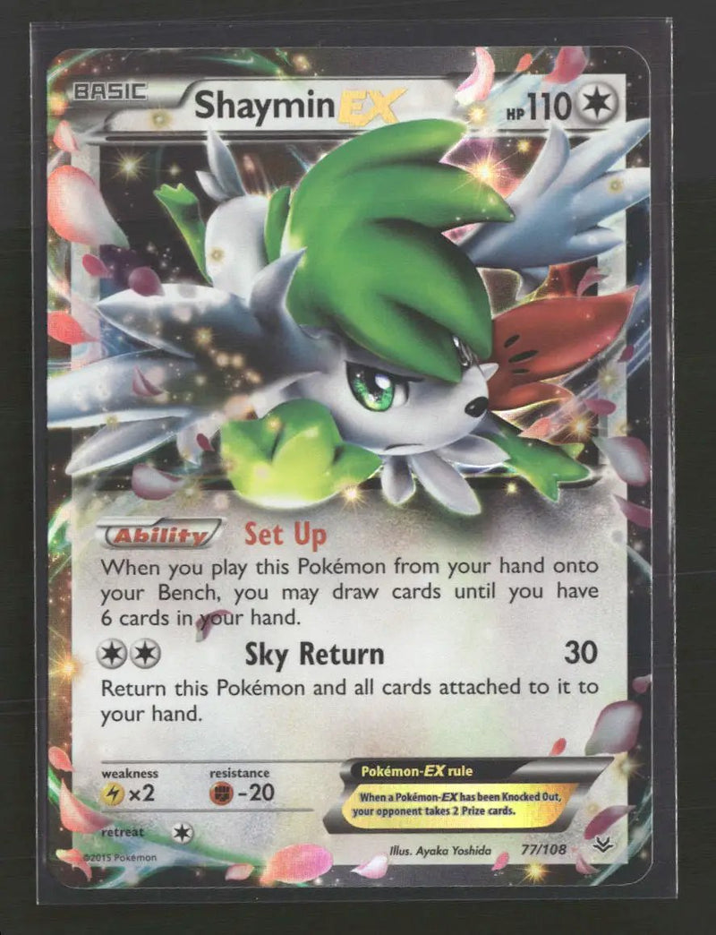 XY - Roaring Skies Shaymin EX #77/108