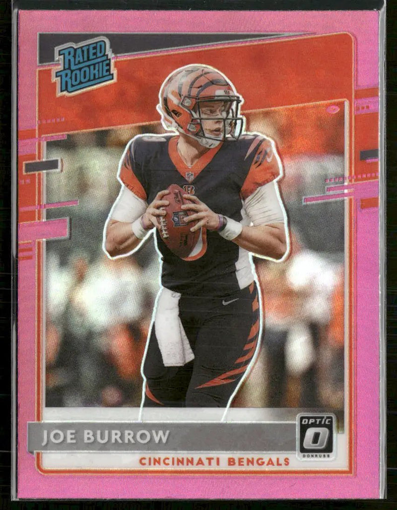 2020 Donruss Optic Pink Joe Burrow Rookie #151