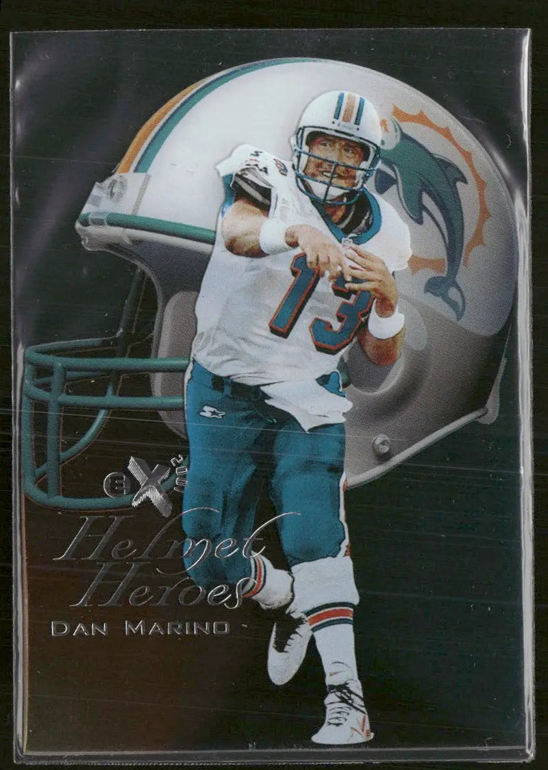 1998 SkyBox E-X2001 Helmet-Heroes Dan Marino #11hh