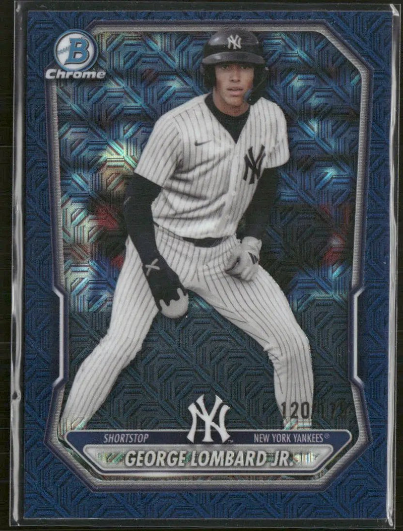 2026 Bowman Prospects Mojo Navy Refractor George Lombard Jr. #/175 #BCP-64