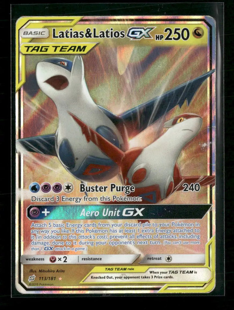 SM - Team Up Latias & Latios GX #113/181 *Damaged*