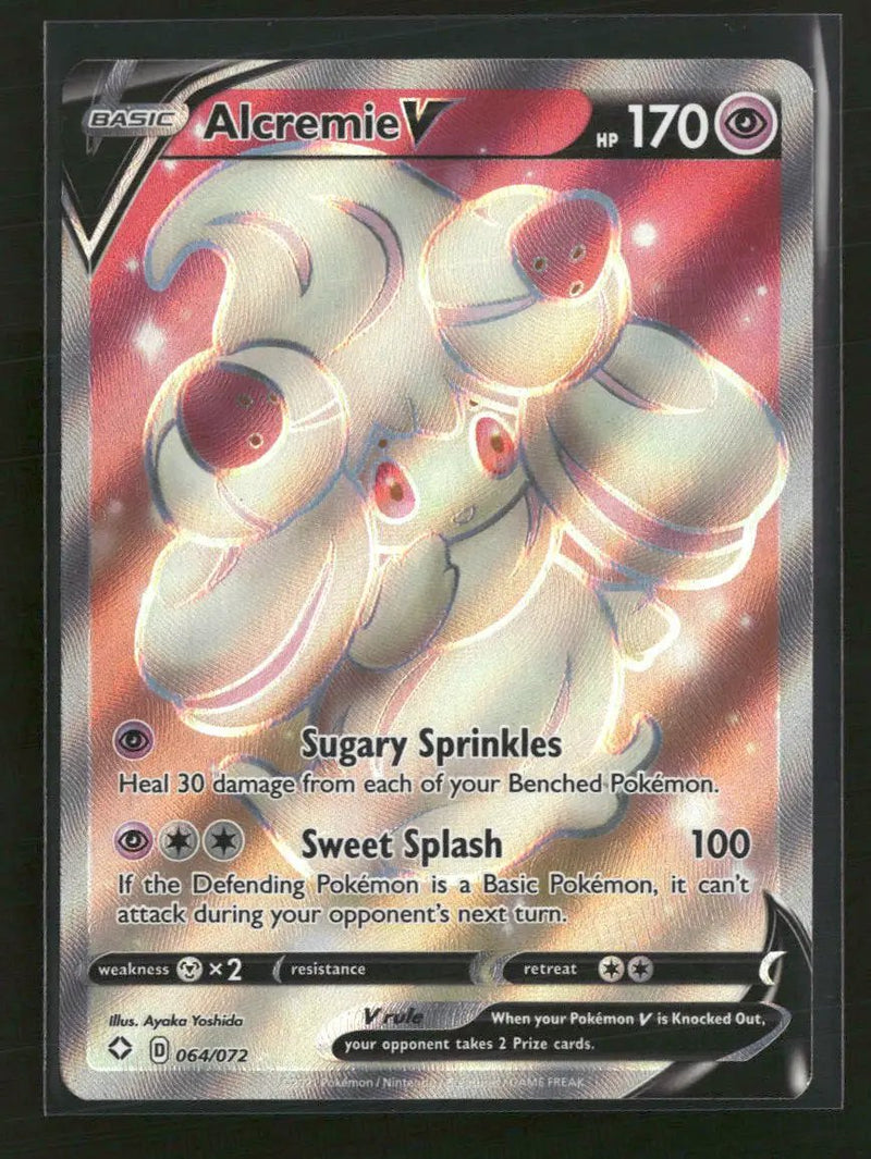 Shining Fates Alcremie V (Full Art) #064/072