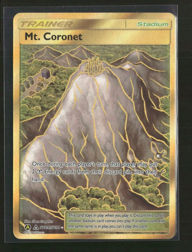 Hidden Fates: Shiny Vault Mt. Coronet #SV89/SV94