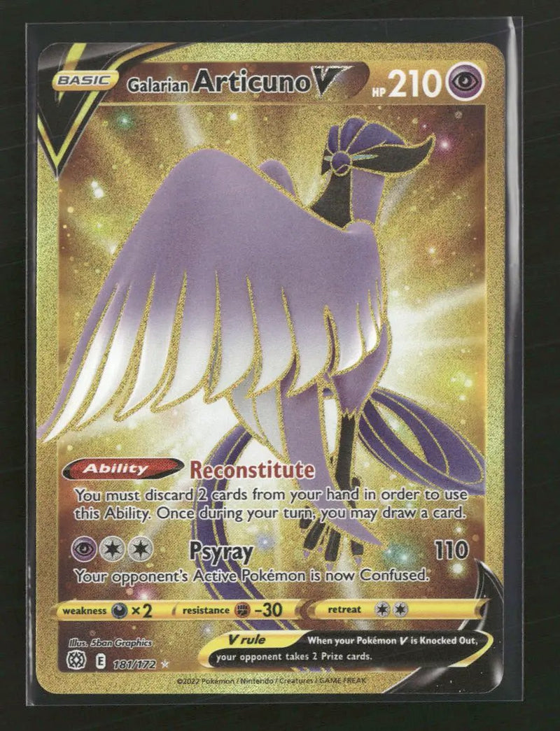SWSH09: Brilliant Stars Galarian Articuno V (Secret) #181/172