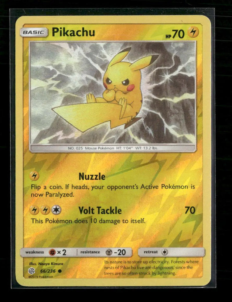 SM - Cosmic Eclipse Pikachu Reverse Holo #66/236