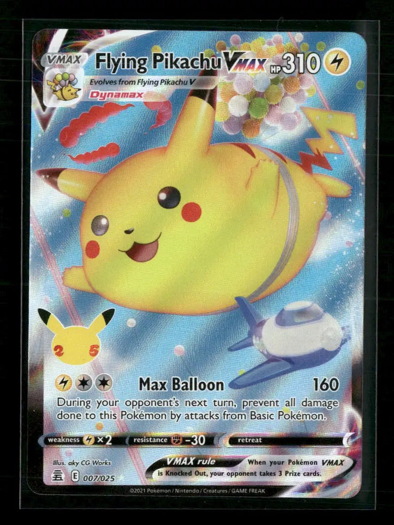 Celebrations Flying Pikachu VMAX #007/025