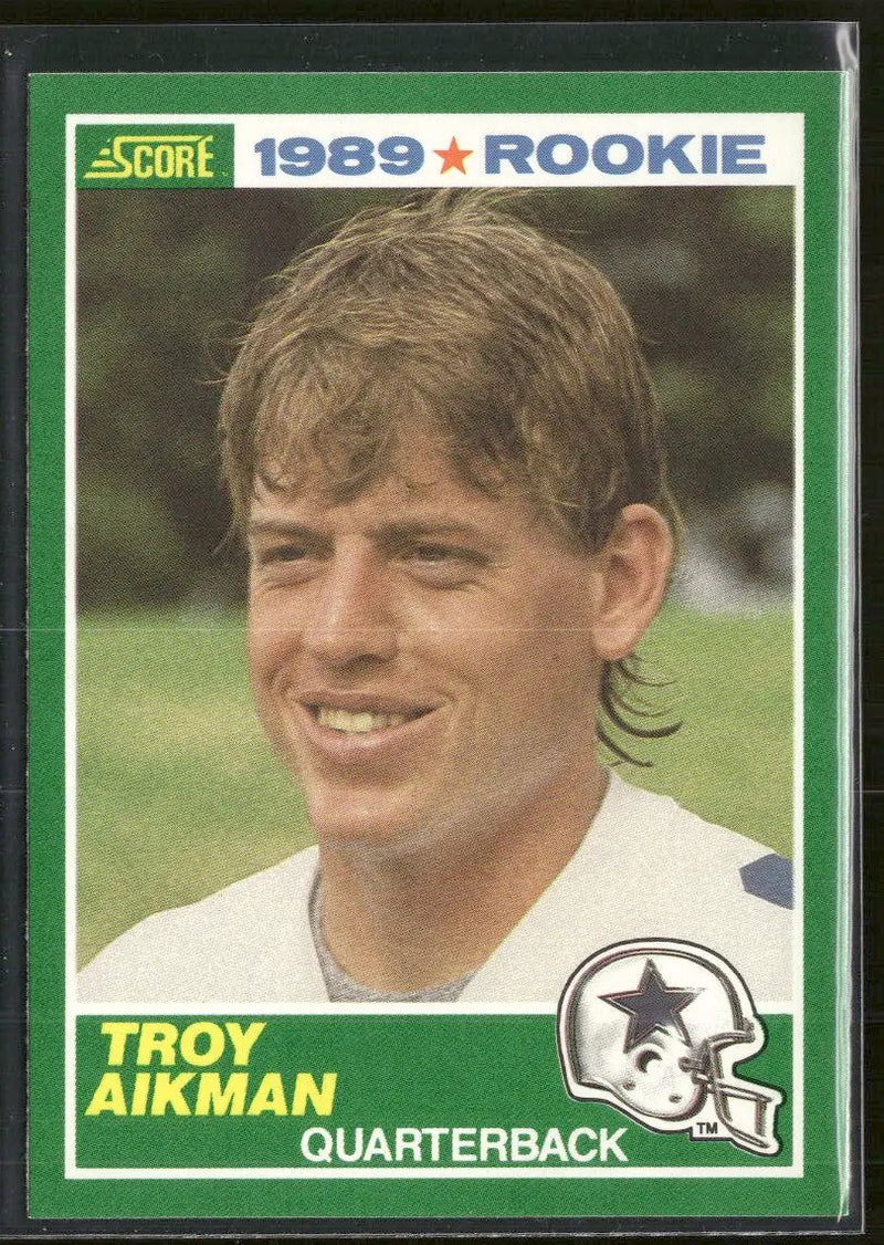 1989 Score Troy Aikman Rookie #270