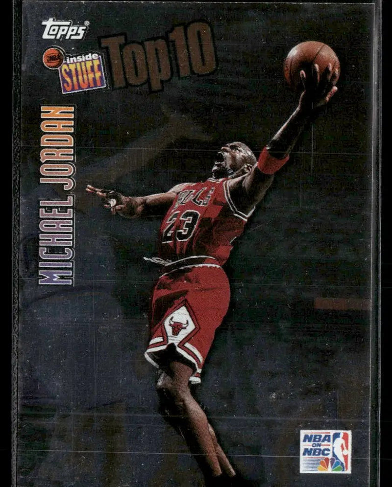 1997-98 Topps NBA Inside Stuff Top 10 Michael Jordan #IS1