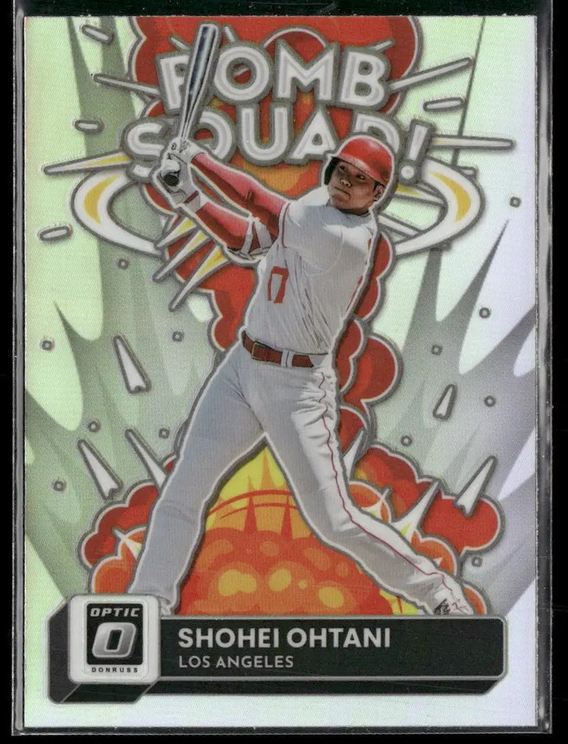 2022 Donruss Optic Bomb Squad Holo Prizm Shohei Ohtani #BS-3