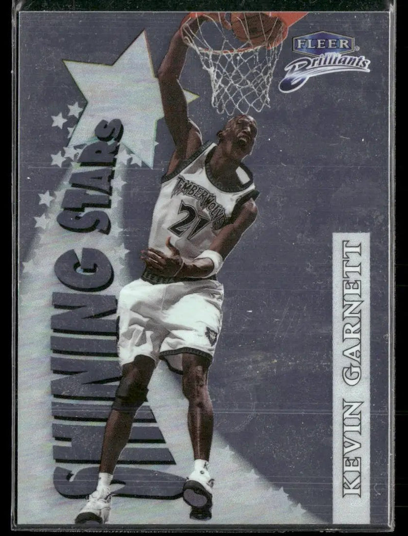 1998-99 Fleer Brilliants Shining Stars Kevin Garnett #7 SS