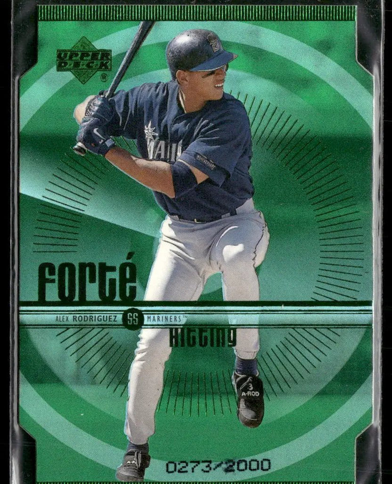 1999 Upper Deck Forte Double Alex Rodriguez #/2000 #F25