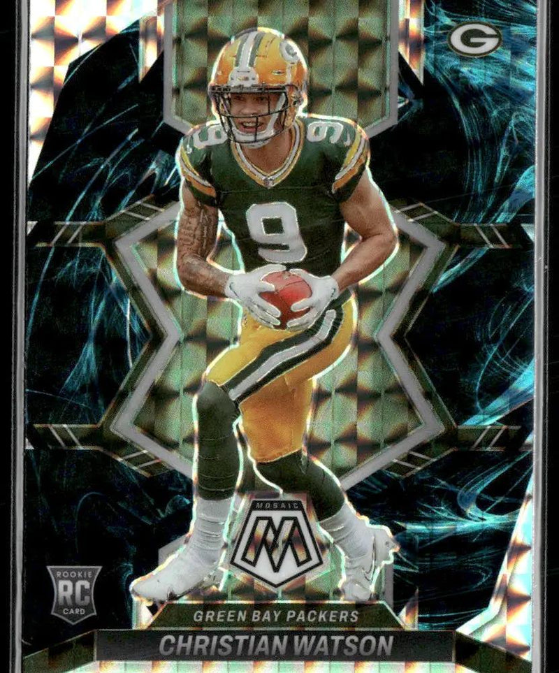 2022 Panini Mosaic Mosaic Genesis Christian Watson Rookie #327