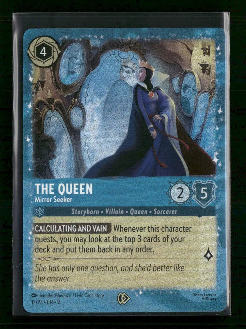 Disney Lorcana Promo Cards The Queen - Mirror Seeker #12