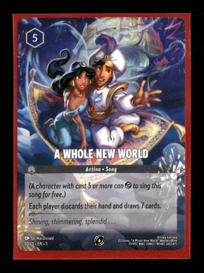 Disney Lorcana Promo Cards A Whole New World #10