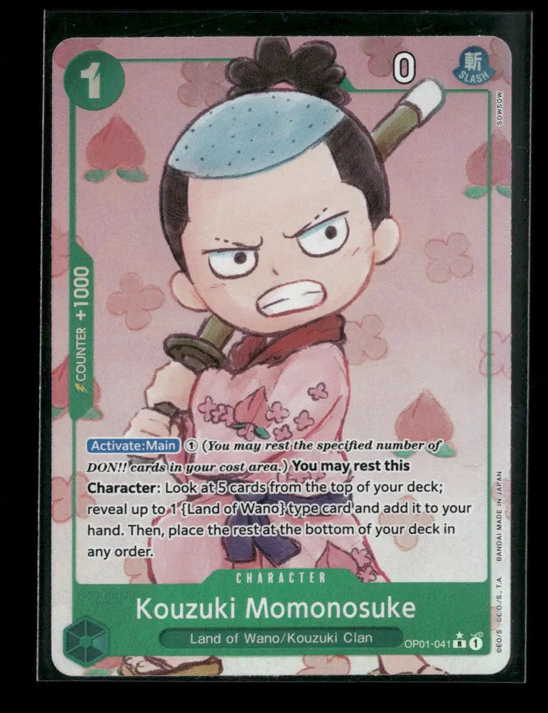Premium Booster -The Best- Kouzuki Momonosuke (Alternate Art) #OP01-041