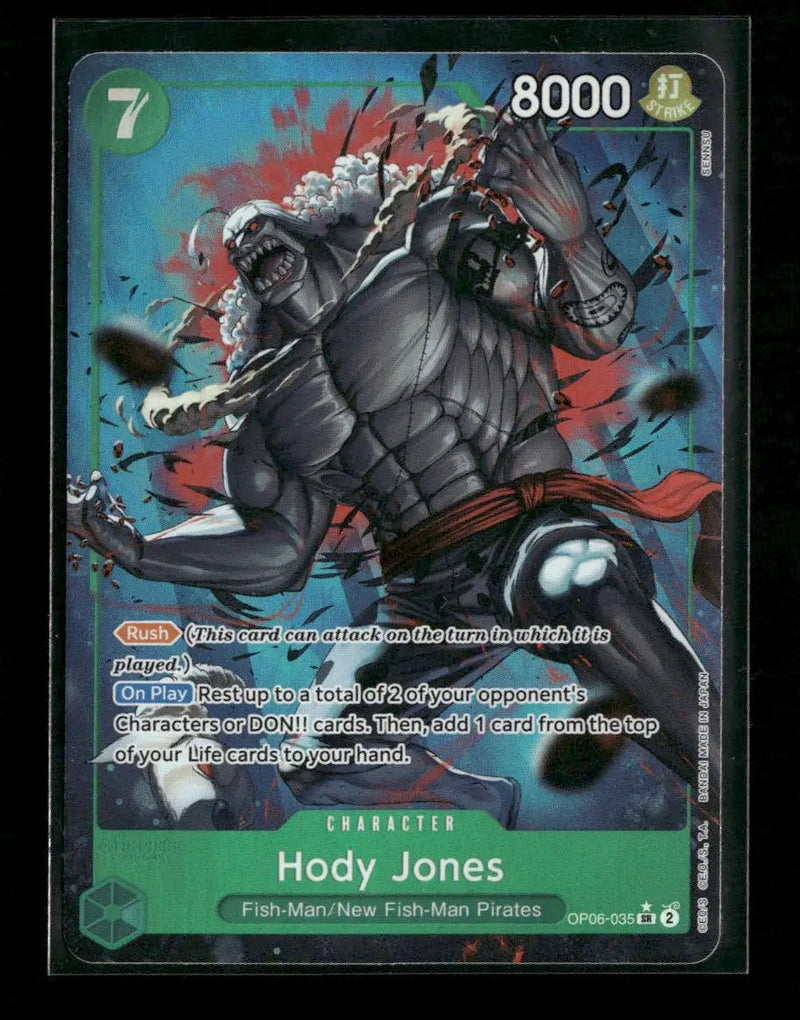 Premium Booster -The Best- Hody Jones (Alternate Art) #OP06-035