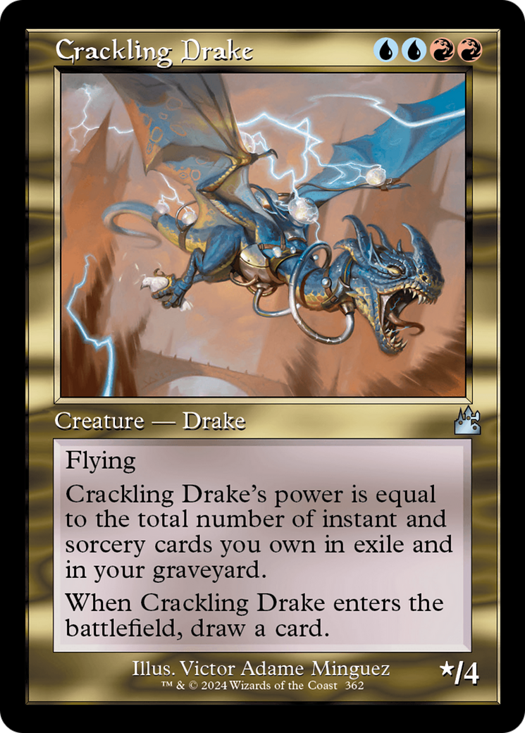Crackling Drake (RVR-362) - Ravnica Remastered