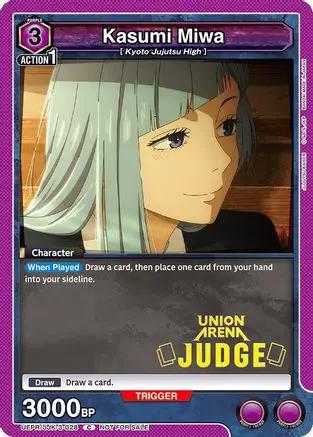 Kasumi Miwa (Judge Pack) (UEPR/JJK-3-028) - Union Arena Promotion Cards Foil