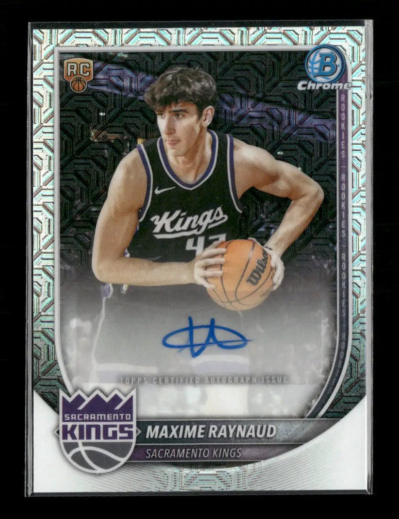 2025-26 Bowman Chrome Auto Mojo Refractor Maxime Raynaud Rookie #BCA-MR