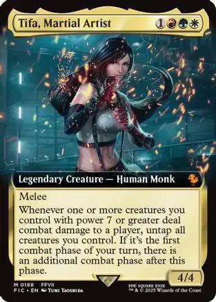 Tifa, Martial Artist (Extended Art) (FIC-188) - Commander: FINAL FANTASY Foil
